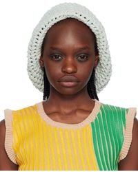 Stanley Raffington - Ssense Exclusive & Off- Crochet Beanie - Lyst