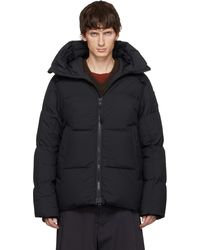 Canada Goose - Blouson Matelassé Noir En Enduraluxe Rembourré En Duvet - Lyst