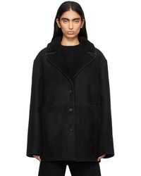 Loulou Studio - Lambskin Suede Shearling Jacket - Lyst