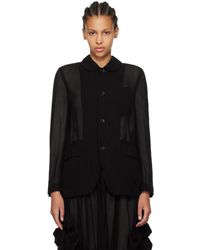 Comme des Garçons - Peter Pan Collar Jacket - Lyst