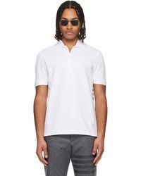 Thom Browne - Classic Pique 4-Bar Polo - Lyst