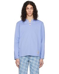 Adererror - Blue Patch Long Sleeve T-shirt - Lyst
