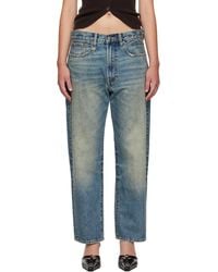 R13 - Ssense Exclusive Boyfriend Jeans - Lyst