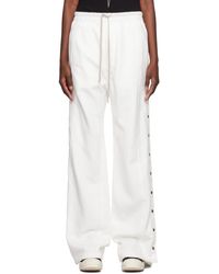 Rick Owens - Off-white Pusher Lounge Pants - Lyst