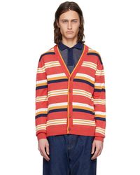 Maison Kitsuné - Striped Cardigan - Lyst