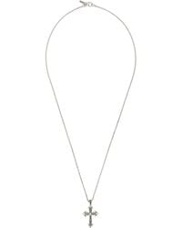 Emanuele Bicocchi - Medium Fleury Cross Necklace - Lyst