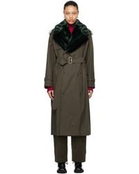 Burberry - Brown Long Kennington Trench Coat - Lyst