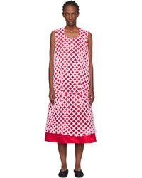 Comme des Garçons - Tulle Braided Mesh Midi Dress - Lyst