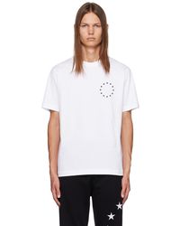 Etudes Studio - Études t-shirt wonder blanc à logos europa - Lyst