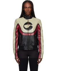 Coperni - C-Logo Leather Jacket - Lyst