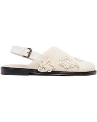 Cordera - Off- Crochet Mule Loafers - Lyst