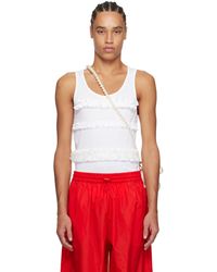 Simone Rocha - Ruffle Frill Tank Top - Lyst