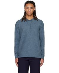 Vince - ブルー サーマル フーディ - Lyst