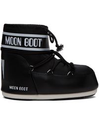 Moon Boot - Bottes basses icon noires - Lyst