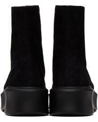 The Row Zipped Boot I Nylon in Blue | Lyst The Row Zipped Boot I Nylon in Blue | Lyst