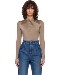 Mugler - Scarf Bodysuit - Lyst