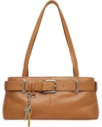 OSOI - Tan Shoulder Brocle Mini Bag - Lyst
