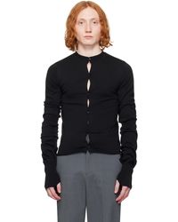 OUAT - ブラック Office クルーネック カーディガン - Lyst