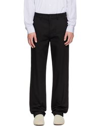 Burberry - Cotton Twill Chino Trousers - Lyst