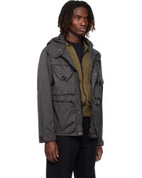 C.P. Company Taylon L Mixed Goggle Jacket in Green for Men | Lyst