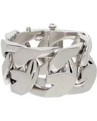 Givenchy Silver Large G Chain Bracelet - Metallic