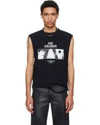 HYACYN - Eet 'Die Raeuber' Cotton Distressed Tank Top - Lyst