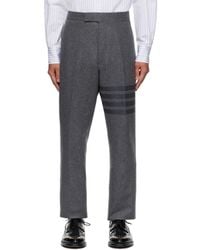 Thom Browne - Plain Weave 4-Bar Trousers - Lyst