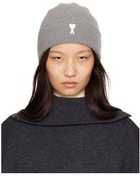Ami Paris - Alpaca Ami De Coeur Beanie - Lyst