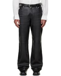 Our Legacy - Carlson Cut Leather Pants - Lyst