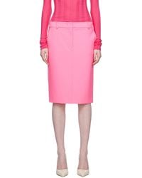 Sportmax - Pink Lago Midi Skirt - Lyst