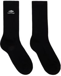 Balenciaga - Black 3b Sports Icon Socks - Lyst