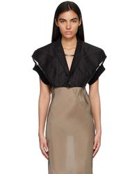 Rick Owens - Black Micro Tatlin Blazer - Lyst