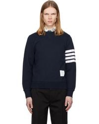Thom Browne - Classic Loopback 4-Bar Sweatshirt - Lyst