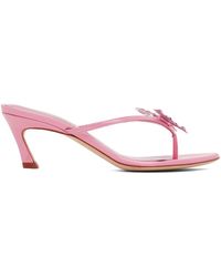 Blumarine - Pink Butterfly 119 Heeled Sandals - Lyst