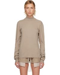 Rick Owens - Pull Headon Dbl Taupe - Lyst