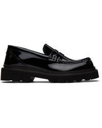 Dolce & Gabbana - Flâneurs noirs à bout de style mocassin - Lyst