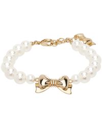 NUMBERING - Bracelet #9902 blanc à breloques graphiques et à perles - Lyst