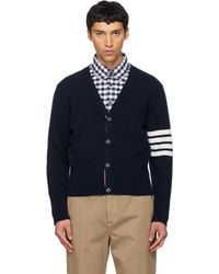 Thom Browne - Intarsia Horse Merino Wool 4-Bar Cardigan - Lyst