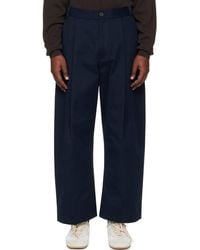 Studio Nicholson - Sorte Trousers - Lyst