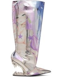Gcds - シルバー Morso Hentai ワイド ロングブーツ - Lyst