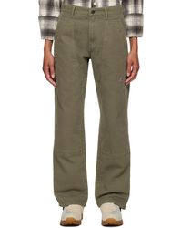 Roa - Khaki Panel Trousers - Lyst