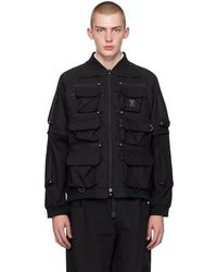 South2 West8 - Multi Pocket Two-way Bomber Jacket - Lyst