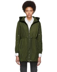 Moncler Manteau vert Topaz