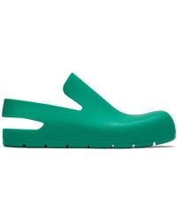 Bottega Veneta - Green Puddle Loafers - Lyst