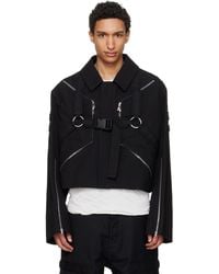 Rick Owens - Temple Blixa Cropped Cargo Mac Jacket - Lyst