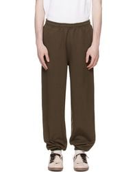 Nike - Khaki Solo Swoosh Cuffed Fleece Sweatpants - Lyst