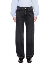 Alexander Wang - Ez Mid-Rise Logo Jeans - Lyst
