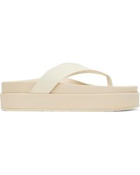 Ancient Greek Sandals - オフホワイト Charys 2Flatform ビーチサンダル - Lyst