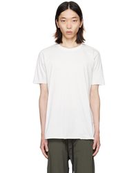 Thom Krom - T-shirt m ts 784 blanc cassé - Lyst