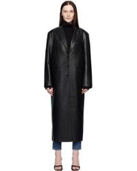 Anine Bing - Quinn Leather Coat - Lyst